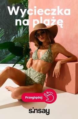 Sinsay - gazetka promocyjna Wycieczka na plażę! od wtorku 23.06 do poniedziałku 29.06