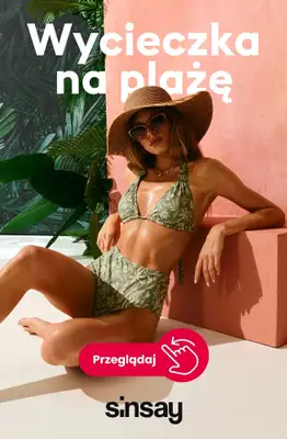 Sinsay - gazetka promocyjna Wycieczka na plażę! od wtorku 23.06 do poniedziałku 29.06