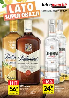 Intermarche - gazetka promocyjna Gazetka alkoholowa od czwartku 25.06 do poniedziałku 27.07