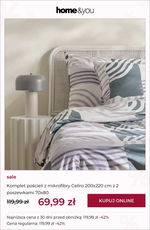home&you - gazetka promocyjna Wystartował SALE do -70%! od wtorku 23.06 do wtorku 30.06 - strona 9