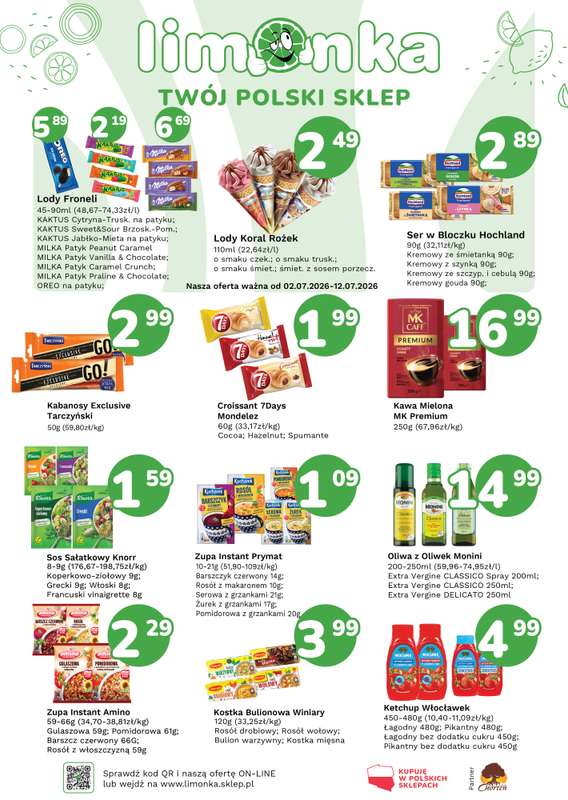 Limonka - gazetka promocyjna Plakaty promocyjne od czwartku 02.07 do niedzieli 12.07 - strona 2