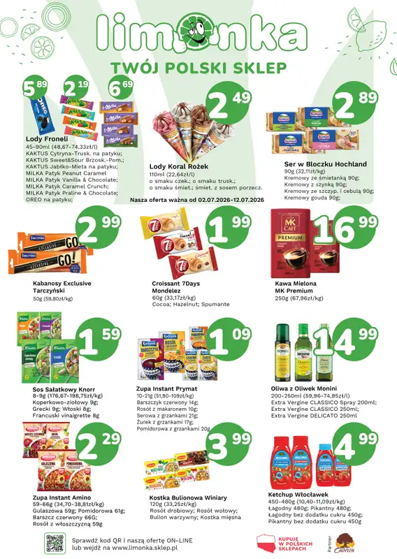 Limonka - gazetka promocyjna Plakaty promocyjne od czwartku 02.07 do niedzieli 12.07 - strona 2