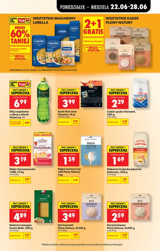 Biedronka - gazetka promocyjna Od poniedziałku od poniedziałku 22.06 do niedzieli 28.06 - strona 61