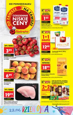 Biedronka - gazetka promocyjna Od poniedziałku od poniedziałku 22.06 do niedzieli 28.06