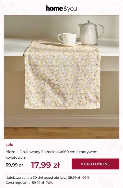 home&you - gazetka promocyjna Wyprzedaż do 29,99 zł od wtorku 23.06 do wtorku 30.06 - strona 5