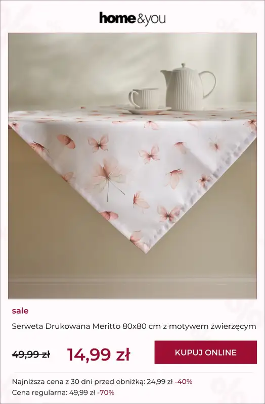 home&you - gazetka promocyjna Wyprzedaż do 29,99 zł od wtorku 23.06 do wtorku 30.06 - strona 9