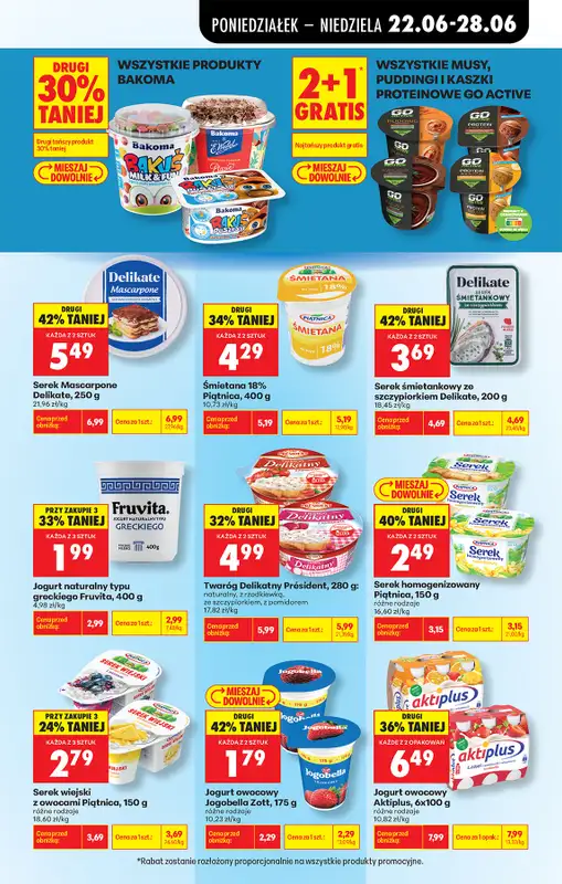 Biedronka - gazetka promocyjna Od poniedziałku, Z ladą tradycyjną od poniedziałku 22.06 do niedzieli 28.06 - strona 53
