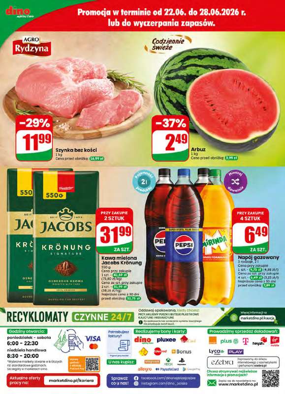 Dino - gazetka promocyjna Gazetka 26 / 2026 od środy 24.06 do wtorku 30.06 - strona 79