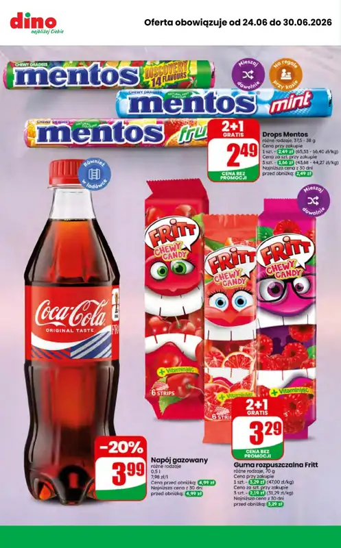 Dino - gazetka promocyjna MEGA promocje! od środy 24.06 do wtorku 30.06 - strona 10