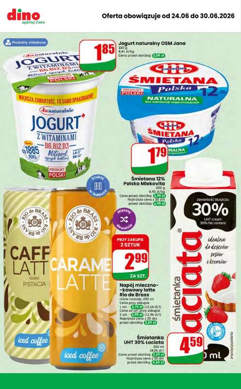 Dino - gazetka promocyjna MEGA promocje! od środy 24.06 do wtorku 30.06 - strona 8