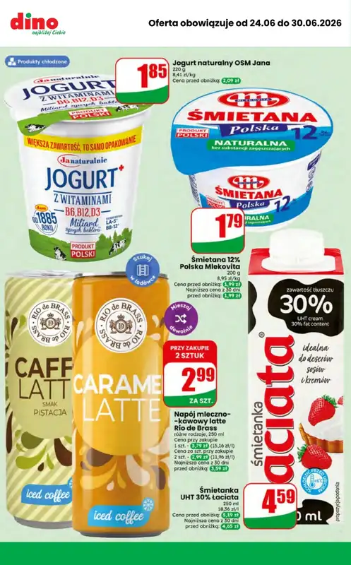 Dino - gazetka promocyjna MEGA promocje! od środy 24.06 do wtorku 30.06 - strona 8