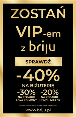 Briju - gazetka promocyjna Zostań VIP-em z Briju od wtorku 23.06 do niedzieli 28.06