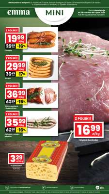 emma MARKET - gazetka promocyjna Plakaty promocyjne Emma Mini od czwartku 25.06 do środy 01.07