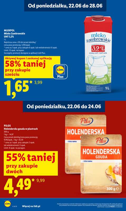 Lidl - gazetka promocyjna Oferta od poniedziałku od poniedziałku 22.06 do środy 24.06 - strona 4