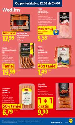 Lidl - gazetka promocyjna Oferta od poniedziałku od poniedziałku 22.06 do środy 24.06 - strona 61