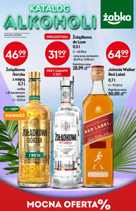 Żabka - gazetka promocyjna Katalog alkoholi  
