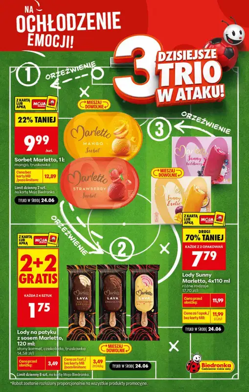 Biedronka - gazetka promocyjna Środowe kibicowanie   - strona 3