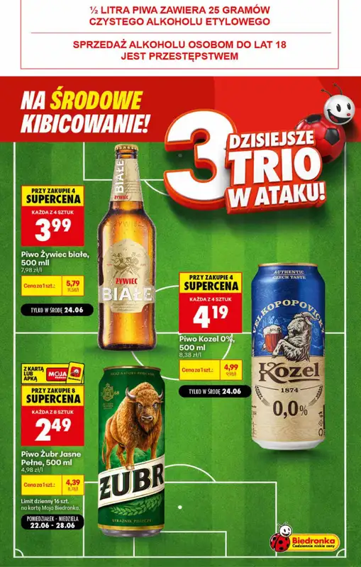 Biedronka - gazetka promocyjna Środowe kibicowanie   - strona 2