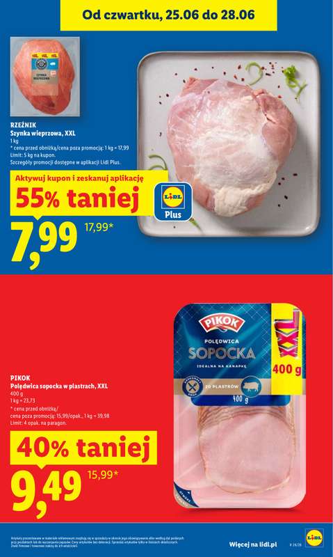 Lidl - gazetka promocyjna Oferta od czwartku od czwartku 25.06 do niedzieli 28.06 - strona 7