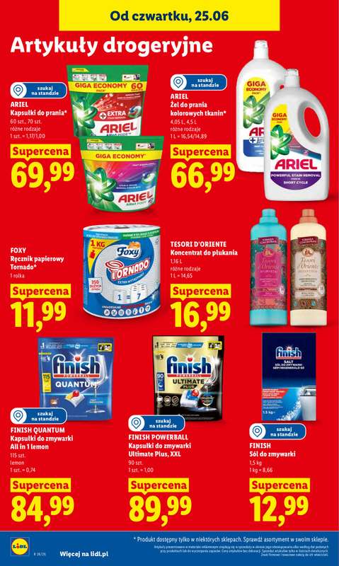Lidl - gazetka promocyjna Oferta od czwartku od czwartku 25.06 do niedzieli 28.06 - strona 92