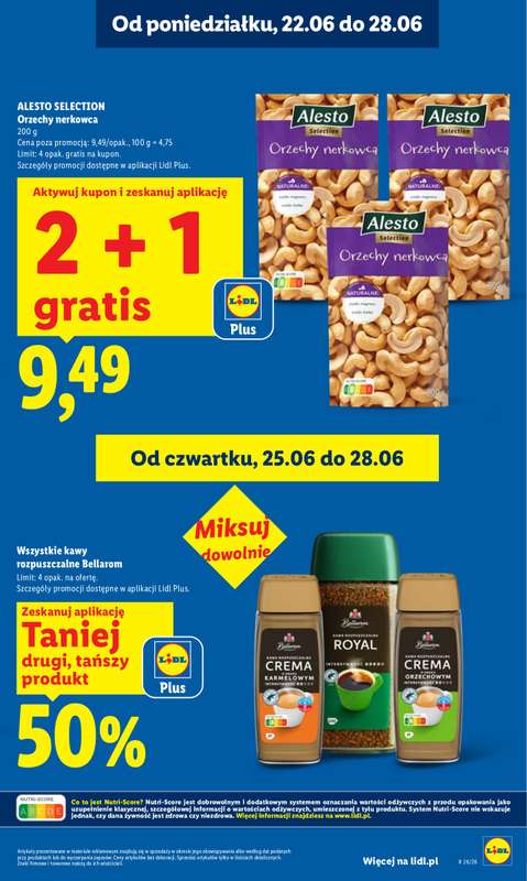 Lidl - gazetka promocyjna Oferta od czwartku od czwartku 25.06 do niedzieli 28.06 - strona 15