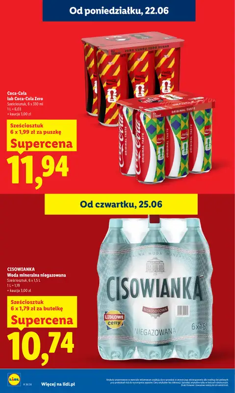 Lidl - gazetka promocyjna Oferta od czwartku od czwartku 25.06 do niedzieli 28.06 - strona 18