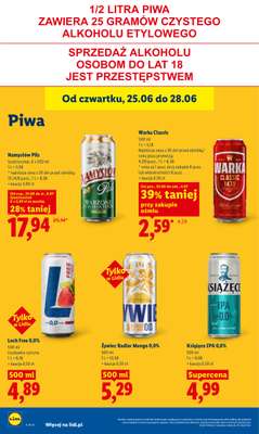 Lidl - gazetka promocyjna Oferta od czwartku od czwartku 25.06 do niedzieli 28.06 - strona 72