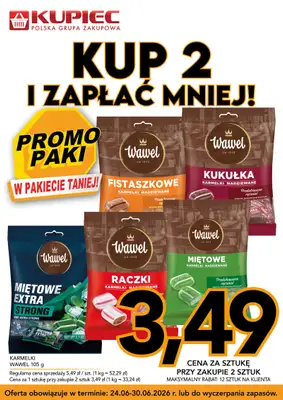 Kupiec - gazetka promocyjna Promopaki od środy 24.06 do wtorku 30.06 - strona 2