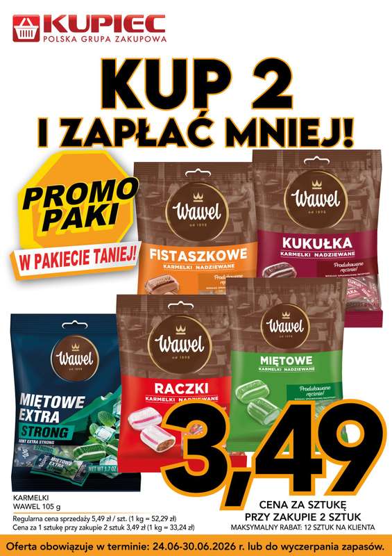 Kupiec - gazetka promocyjna Promopaki od środy 24.06 do wtorku 30.06 - strona 2