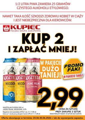 Kupiec - gazetka promocyjna Promopaki od środy 24.06 do wtorku 30.06 - strona 10