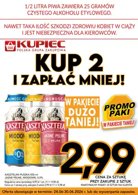Kupiec - gazetka promocyjna Promopaki od środy 24.06 do wtorku 30.06 - strona 10