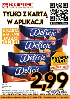 Kupiec - gazetka promocyjna Promopaki od środy 24.06 do wtorku 30.06 - strona 18