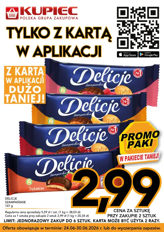 Kupiec - gazetka promocyjna Promopaki od środy 24.06 do wtorku 30.06 - strona 18