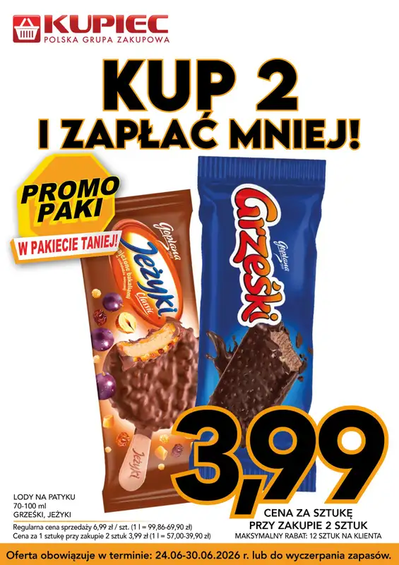 Kupiec - gazetka promocyjna Promopaki od środy 24.06 do wtorku 30.06 - strona 13
