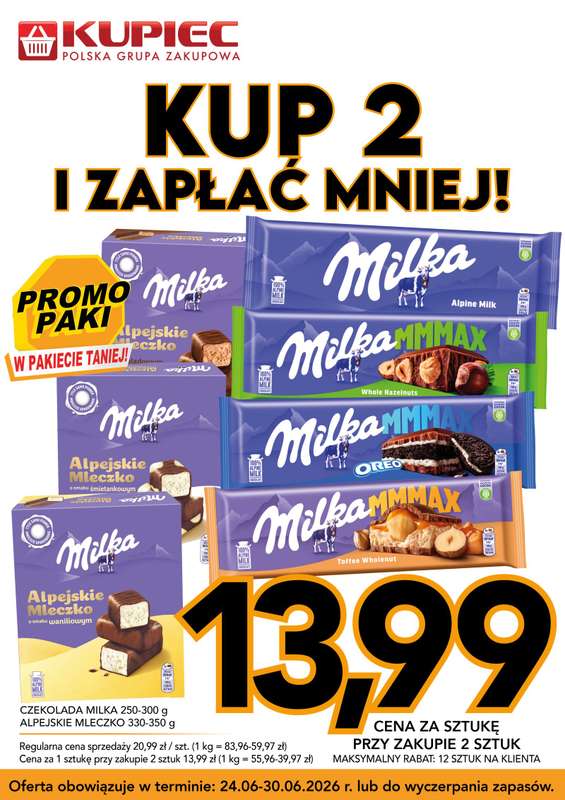 Kupiec - gazetka promocyjna Promopaki od środy 24.06 do wtorku 30.06 - strona 8