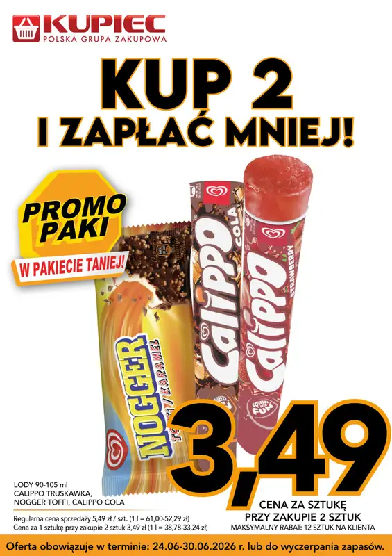Kupiec - gazetka promocyjna Promopaki od środy 24.06 do wtorku 30.06 - strona 17