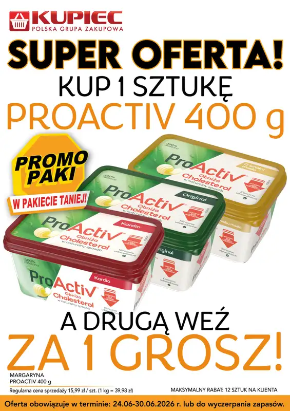 Kupiec - gazetka promocyjna Promopaki od środy 24.06 do wtorku 30.06 - strona 6
