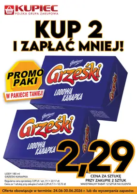 Kupiec - gazetka promocyjna Promopaki od środy 24.06 do wtorku 30.06 - strona 12