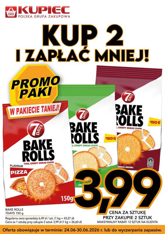 Kupiec - gazetka promocyjna Promopaki od środy 24.06 do wtorku 30.06 - strona 19