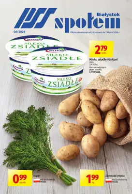 Społem - gazetka promocyjna Gazetka Społem Białystok od środy 24.06 do środy 15.07