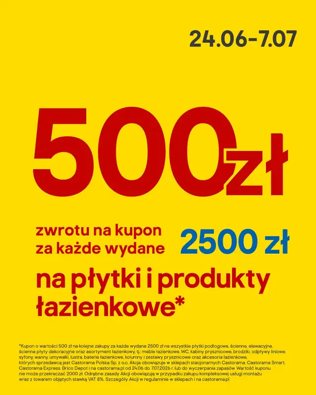 Castorama - gazetka promocyjna Łazienka i kuchnia od środy 24.06 do wtorku 07.07 - strona 2