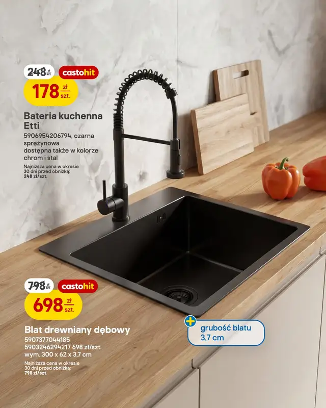 Castorama - gazetka promocyjna Łazienka i kuchnia od środy 24.06 do wtorku 07.07 - strona 30