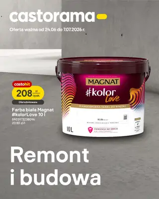 Castorama - gazetka promocyjna Remont i budowa od środy 24.06 do wtorku 07.07