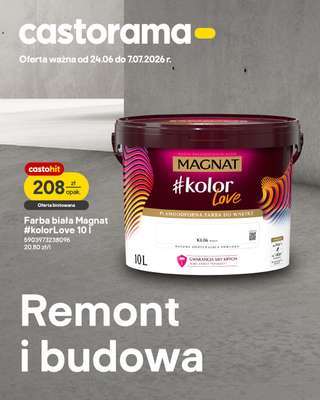 Castorama - gazetka promocyjna Remont i budowa od środy 24.06 do wtorku 07.07
