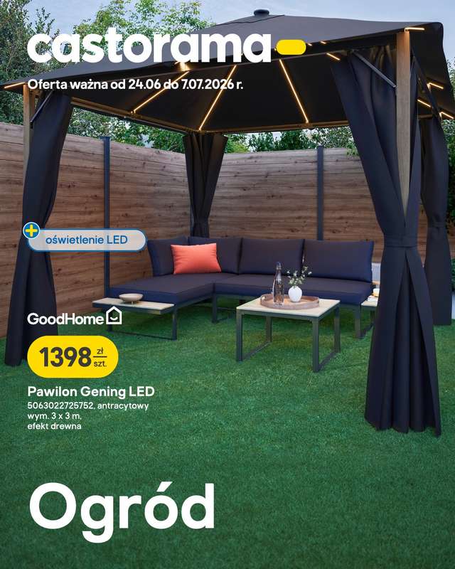 Castorama - gazetka promocyjna Ogród od środy 24.06 do wtorku 07.07