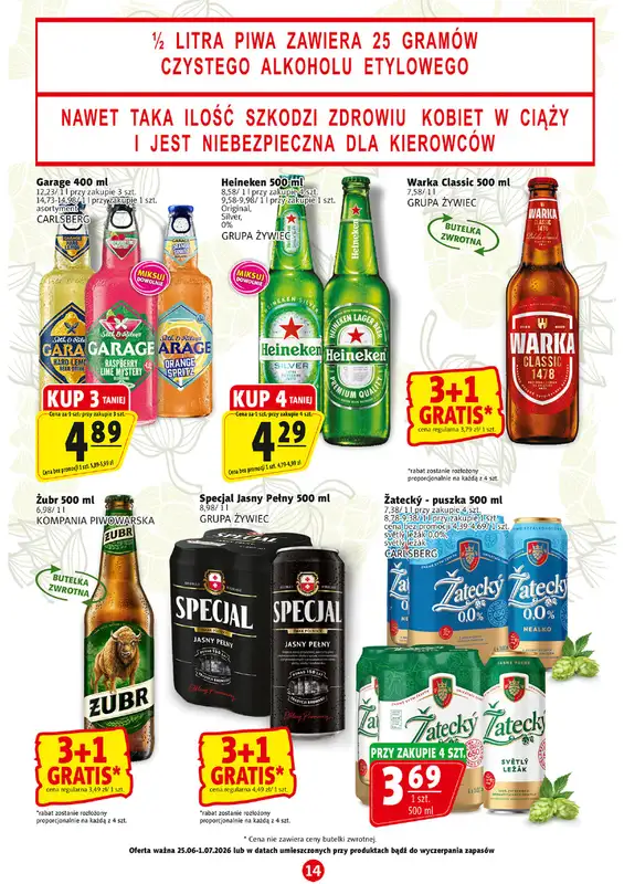 Prim Market - gazetka promocyjna Gazetka od czwartku 25.06 do środy 01.07 - strona 14