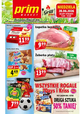 Prim Market - gazetka promocyjna Gazetka od czwartku 25.06 do środy 01.07