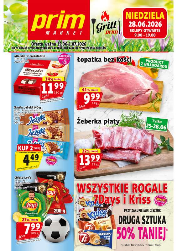 Prim Market - gazetka promocyjna Gazetka od czwartku 25.06 do środy 01.07