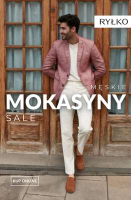 Ryłko - gazetka promocyjna Mokasyny męskie na PROMOCJI! od środy 24.06 