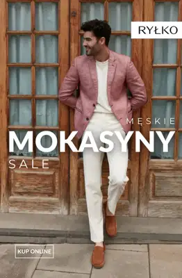 Ryłko - gazetka promocyjna Mokasyny męskie na PROMOCJI! od środy 24.06 